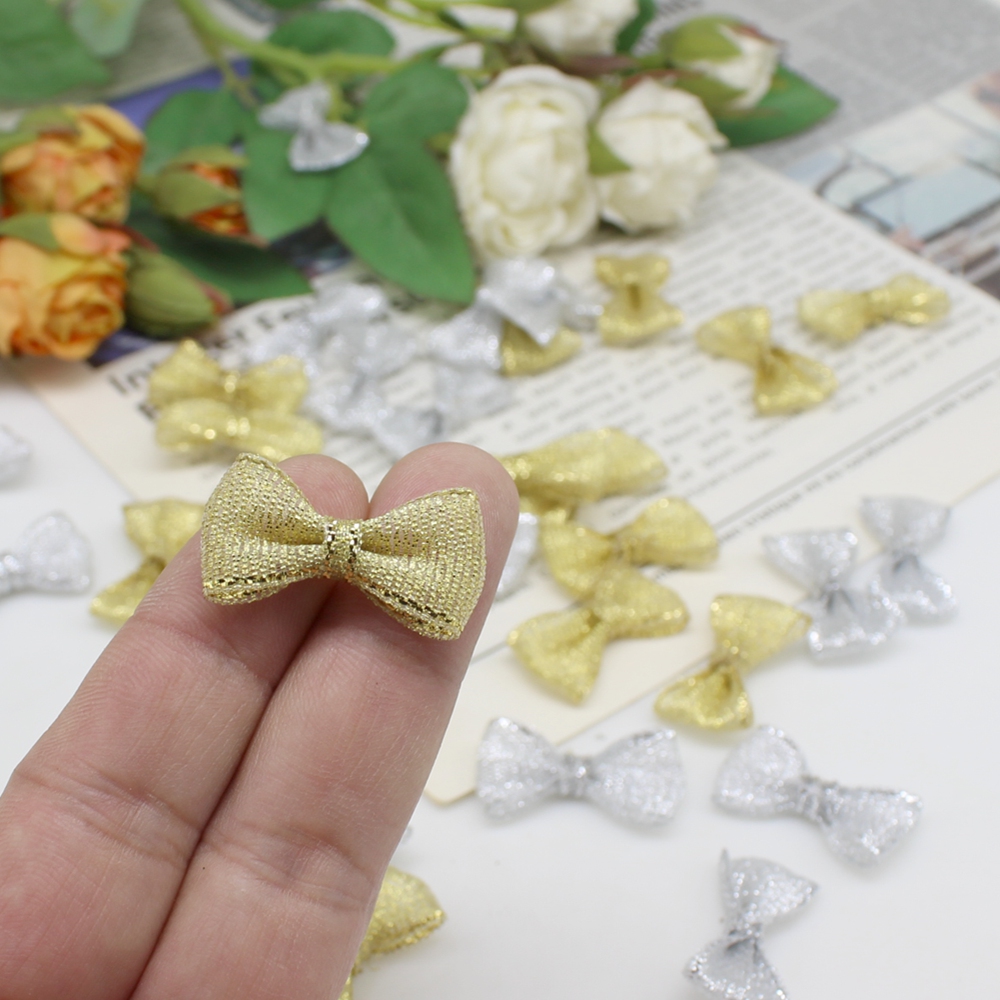 Embellishments For Scrapbooking - 50/100 Pezzi Fiocchi in Nastro Fatti