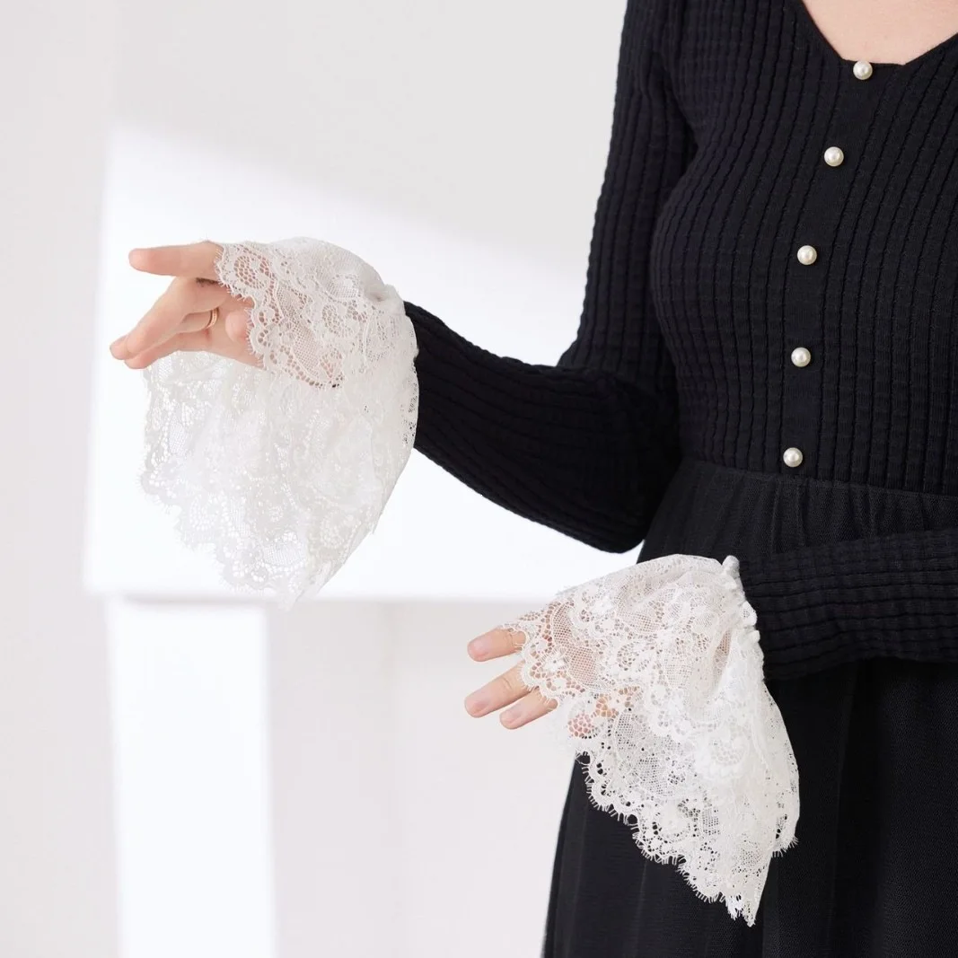 26 Manicotti Corti Elasticizza - Elastic Lace Trim recensione e prezzo