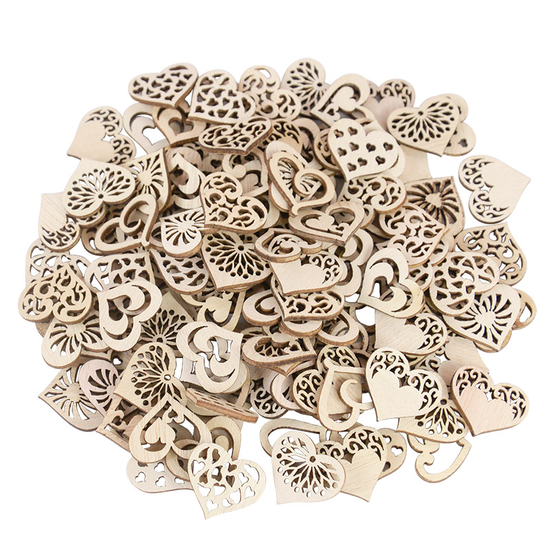 50/100 pz Modello di Cuore Sca - Embellishments For Scrapbooking recensione e prezzo