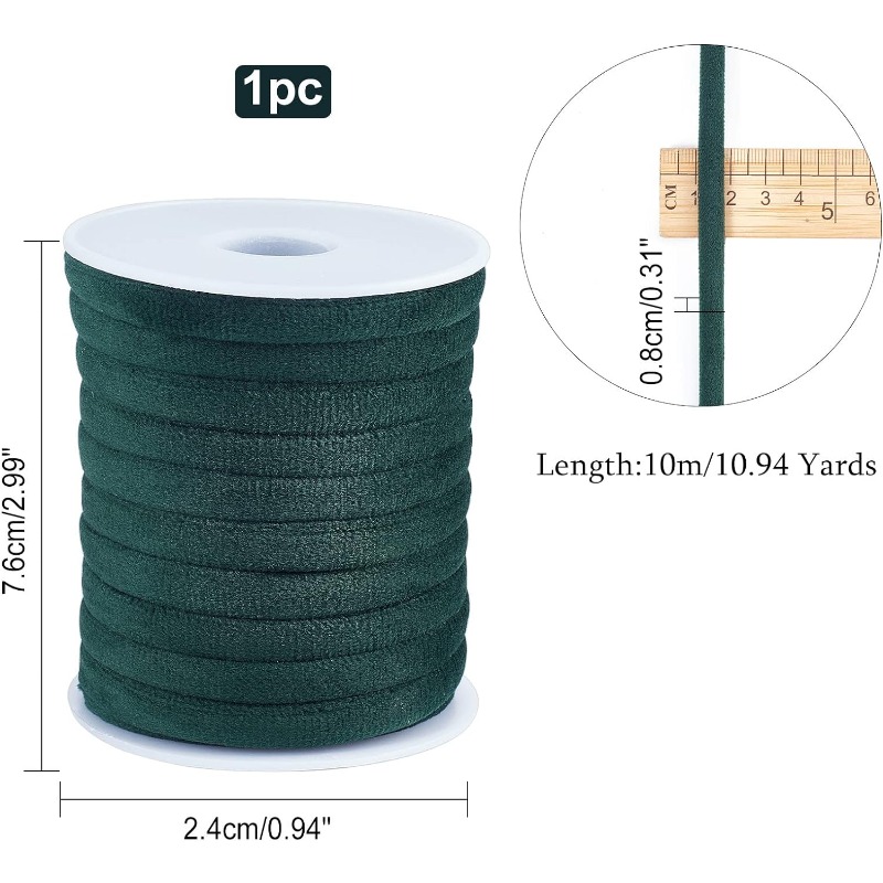 1 rotolo da 10 m 8 mm cavo di  - Velvet Ribbon Roll recensione e prezzo
