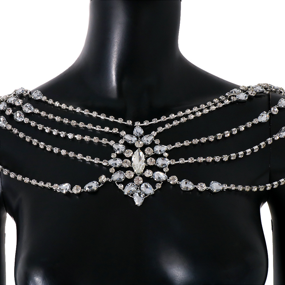 Boho Crystal Collana a catena  - Pearl Trim Chain recensione e prezzo